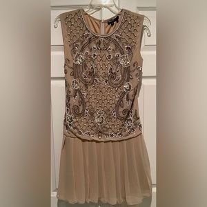 TFNC Flapper Inspired Beaded Dress